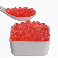Perlas de Konjac Cristalizadas con Sabor a Sandía y Frambuesa, Listas para Comer, 1 kg, para Té de Burbujas