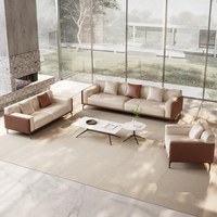 Ensemble de bureau moderne et luxueux - Fauteuil individuel, canapé-lit trois places, espace de réception - Canapé modulaire simple