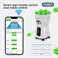Nouvelle machine de service de pickleball intelligente PP-Minipro de Pushang, application + télécommande, ultra-légère, lanceur de balles pour entraînement en intérieur/extérieur