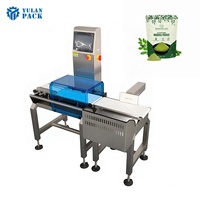 Báscula de Control de Peso en Línea con Pantalla Táctil HMI, Estructura de Acero Inoxidable, Multivoltaje, 1 Año de Garantía, 1 kg, para Alimentos y Frutas