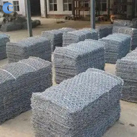 Gabion en treillis métallique PVC pour murs de soutènement en pierre, fabriqué en Chine