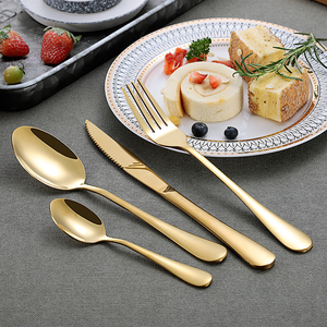 Commercio all'ingrosso 128 pezzi riutilizzabili in acciaio inox <span class=keywords><strong>posate</strong></span> <span class=keywords><strong>Set</strong></span> di coltelli bacchette forchetta cucchiaio dorato <span class=keywords><strong>posate</strong></span> <span class=keywords><strong>Set</strong></span> con scatola di legno - Product Image 3