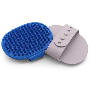 Gran oferta cepillo de baño para mascotas cepillo de baño de silicona para gatos y perros cepillo de masaje de limpieza ajustable suministros para mascotas - Product Image 2