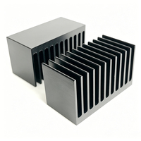 Dissipateur de chaleur en aluminium à haute efficacité 35(W)* 20(H)* 18(L)mm pour dissipateur thermique extrudé anodisé noir IC PCB MOS Transistor