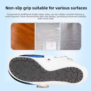 Orthopädischer Knöchel-<span class=keywords><strong>Cam</strong></span>-Walker-Stiefel Verstellbare Nylon-Achillessehnen-Rehabilitationsstütze für Männer Frauen Fußverletzungen - Product Image 4