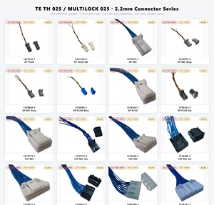 Automotieve draadboom 2,2 mm pitch vrouwelijke stekkerconnector UL11028 verzinkte koperen geleiders op maat gemaakte EV-kabelassemblage - Product Image 5