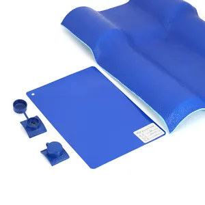 Темно-Синий Устойчивый к погодным условиям коэкструзионный лист ASA/ABS/PP/HDPE пластиковый лист для испанской черепицы из ПВХ смолы