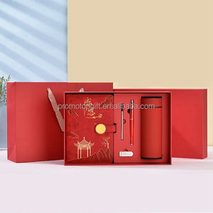 ชุดสมุดโน้ตหนัง PU หรูหราพร้อมปากกา A5ออกแบบได้ตามต้องการชุดของขวัญสำหรับสำนักงานธุรกิจ - Product Image 6