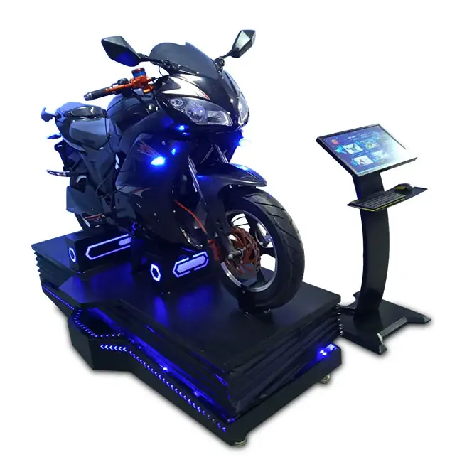 China LeHong 9d vr motorcycle f1 simulator virtual reality racing simulator vr moto game machine