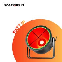 Projecteur LED PATT IP RGBLAC 6-en-1 6000K Lumière du jour DMX512 IP54 pour entrepôt, alliage d'aluminium E27 Ra90, intensité variable, montage suspendu