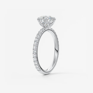 <span class=keywords><strong>Anello</strong></span> di Fidanzamento <span class=keywords><strong>con</strong></span> <span class=keywords><strong>Diamante</strong></span> Creato in Laboratorio CVD HPHT Certificato IGI, in Oro Massiccio 14k 18k, per Donne, 2ct 3ct VVS, Gioielli Personalizzati - Product Image 2