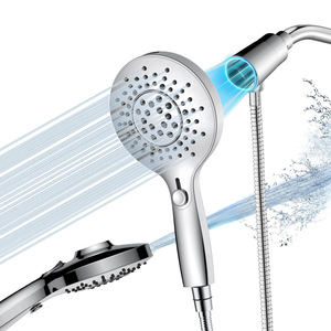 Soffione <span class=keywords><strong>doccia</strong></span> portatile in ABS di alta qualità con 3 modalità di spruzzo, aggancio magnetico, tubo da 60 pollici, Power Flush per case a bassa pressione - Product Image 1