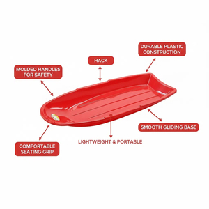 Vente <span class=keywords><strong>en</strong></span> gros d'usine, traîneau à neige <span class=keywords><strong>en</strong></span> plastique léger et durable de 1,6 kg, portable, pour tous les terrains, pour une utilisation <span class=keywords><strong>en</strong></span> extérieur - Product Image 3