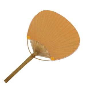 Regalos de promoción Abanico de mano Ventas calientes Negocio Personalizado Paleta naranja Bambú Abanico de mano personalizado en la ubicación del festival - Product Image 2