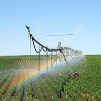 Système d'irrigation par aspersion linéaire à déplacement latéral pour grandes exploitations agricoles, économie d'eau, couverture de 98 %, distribution uniforme