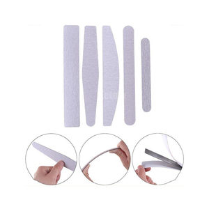 Bán Buôn Half Moon Zebra Dùng Một Lần Tùy Chỉnh In 100/180 <span class=keywords><strong>Grit</strong></span> Nail <span class=keywords><strong>File</strong></span> Professional Nhật Bản Giấy Nhám Nail Files - Product Image 6