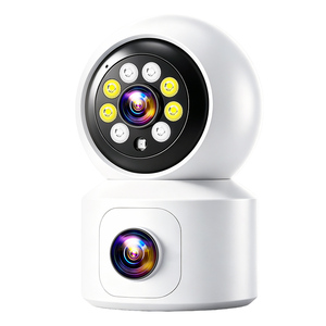 Cámara de Seguridad para el Hogar con Sensor CMOS de Doble Lente 2K, Gran Angular de 360°, Seguimiento Humano PTZ, Visión Nocturna en Color, WiFi Interior, Almacenamiento en la Nube - Product Image 1