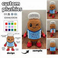 Fabricant de jouets en peluche personnalisés OEM/ODM, mini singe en veste traditionnelle, canard en peluche, porte-clés en coton PP pour anniversaire d'enfants