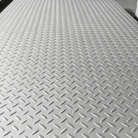 Tôle d'acier antidérapante gaufrée de qualité supérieure, haute résistance, ASTM A36, 4,5 mm, galvanisée à chaud (HDG)