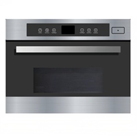 Four à micro-ondes intégré 4 en 1 de 35 L, 1000 W, avec grill, convection, vapeur, commande tactile, acier inoxydable, minuterie, RB45WC-S