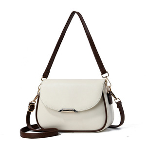 Bolso Bandolera de Color Sólido para Mujer, Tamaño Mediano, Estilo Casual Ligero, Blanco, Verde, Rosa, Caqui - Product Image 5