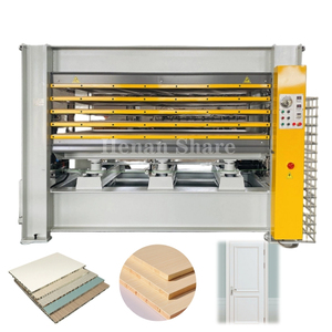 Multi Layer 3-Layer Hydraulic Hot Press Wood Panel Machine with 100t Pressure and 1300x2500mm Working Table for Plywood - Product Image 1