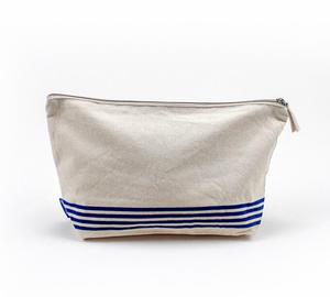 Kit <span class=keywords><strong>o</strong></span> custodia per trucco in cotone 100% per borsa in tela cosmetica per ragazze astuccio cosmetico da viaggio portatile con Logo personalizzato - Product Image 1