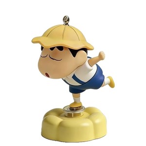 Muñeco Giratorio de Crayon Shin-chan, Adorno de PVC, Decoración Animada para Coche o Escritorio, Juguete Antiestrés para Interiores - Product Image 5