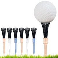 Vente directe d'usine, logo OEM personnalisé, tees de golf colorés en gros, tees de golf en plastique 83 mm/39 mm