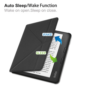 Funda Protectora Delgada Gligle Transformer Stand de Cuero PU + Silicona para <span class=keywords><strong>Kobo</strong></span> <span class=keywords><strong>Sage</strong></span> 8 Pulgadas 2021 - Product Image 2