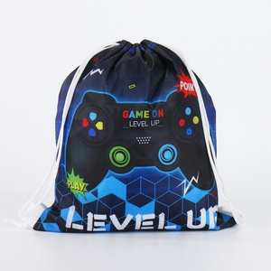 Mochila Impermeable con Cordón, Diseño de Dinosaurio con Camuflaje en Mezclilla, Multicolor, Logotipo Personalizado, Bolsillo con Cordón, Almacenamiento Portátil para Gimnasio - Product Image 5