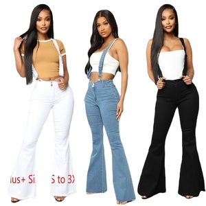 Pantalones <span class=keywords><strong>vaqueros</strong></span> elásticos transpirables para mujer, <span class=keywords><strong>vaqueros</strong></span> de talla grande a la moda, venta al por mayor - Product Image 4