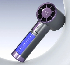 Mini ventilador de alta velocidad USB de 100 velocidades con carga de mano Mini ventilador de alta velocidad para dormitorio - Product Image 3