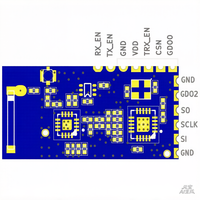 Module de transmission et de contrôle de données sans fil IoT à faible latence avec antenne, protocole privé 2,4 GHz, modulation GFSK