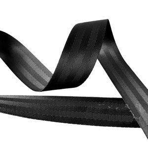 20Mm 25Mm 38Mm <span class=keywords><strong>50Mm</strong></span> Đàn Hồi Vành Đai An Toàn Vật Nuôi Thắt Lưng Cà Phê Dệt Vải Dây Đeo Cho Ba Lô Ngoài Trời Ghế Xe Túi Các Bộ Phận Màu Đen - Product Image 1