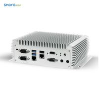 Sharerdp OEM Intel Core I3 I5 I7 6200U 4200U 4500U 5200U 7200U 8130U 8250U 6COM Gömülü Mini PC Fansız Endüstriyel Bilgisayar