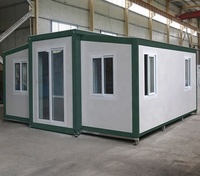 Maison Modulaire Préfabriquée Extensible Conteneur Pliant 20 pieds pour Camping et Habitation