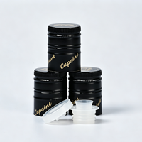 Bouchon de bouteille d'huile d'olive inviolable en aluminium de 31,5 mm avec insert verseur, vente en gros