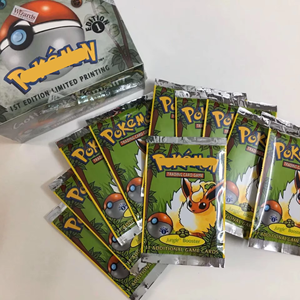 Cartes de collection SZ Jungle Foil répliques de la 1ère édition Primeval Forest Jungle, collection de cartes à collectionner Pokémon, boîte de boosters - Product Image 2