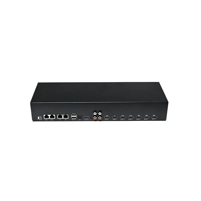 6 चैनल वीडियो वॉल कंट्रोलर 3x2 HD-MI usb2.0 वीडियो प्रोसेसर v7 के लिए Rs232 rs485 tl नियंत्रण के साथ 6 टीवी स्प्लिसिंग सपोर्ट 8k