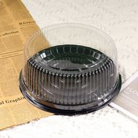 Triangle de haute qualité Transparent écologique élégant Durable idéal tranche gâteau emballage charmante boîte à gâteau parfaite