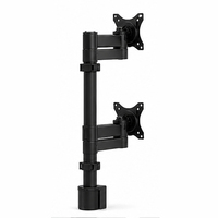 Support d'écran de bureau robuste en aluminium de qualité supérieure, nouveau design, bras simple avec ressort à gaz réglable