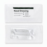 Tampon nasal en PVA avec logo personnalisé, pansement nasal type Merocel, tampon pour l'épistaxis, fabricant OEM pour usage hospitalier et clinique, 100*20*15mm