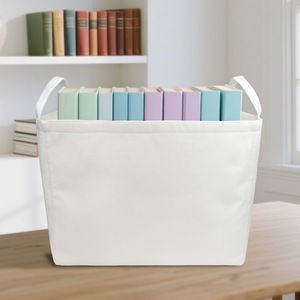 Customized Linen Book Storage Bag with Sublimation Promotional Blank Backpack