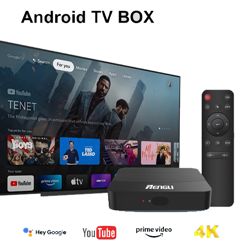 2GB 16GB 2.4G Wifi Smart Tv Box 4K Wifi6 Smart Android TV Box Amlogic S905y4 OTT Set Top BOX