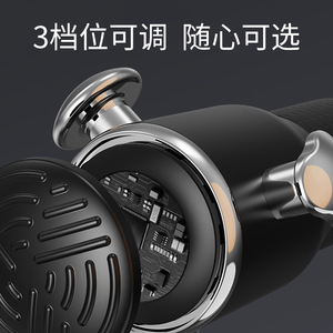 Pistola de Masaje, Masajeador de Percusión, 12 Niveles de Velocidad, 3 Cabezales de Masaje, Motor sin Escobillas, Batería de Litio Recargable por USB - Product Image 3