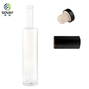 750mlロングネックとラウンドショルダーの酒瓶ガラス瓶包装用ブランデーまたはウイスキー750ml - Product Image 3