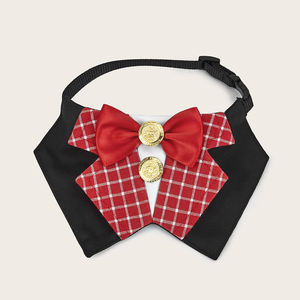 Tanpopo ผ้าพันคอบูลด็อกสไตล์ฝรั่งเศสมีสไตล์อุปกรณ์เสริมสำหรับสุนัขสัตว์เลี้ยงสุดหรู - Product Image 6