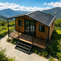 Maison conteneur extensible étanche à double aile FLKT, garantie 2 ans, directement de l'usine, villa modulaire préfabriquée moderne