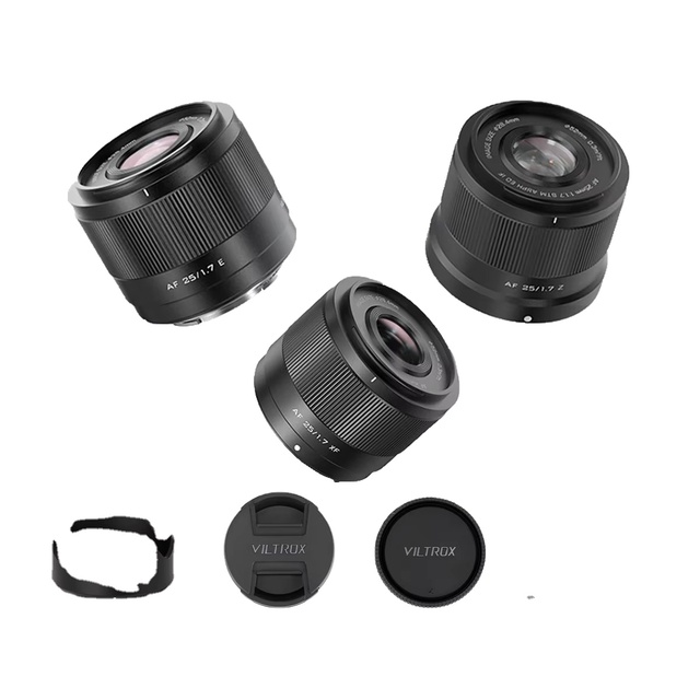 Viltrox 25mm F1.7 Air APS C Auto Focus Prime Lens Large Aperture Camera Lens for Fujifilm X Nikon Z Sony E Mount